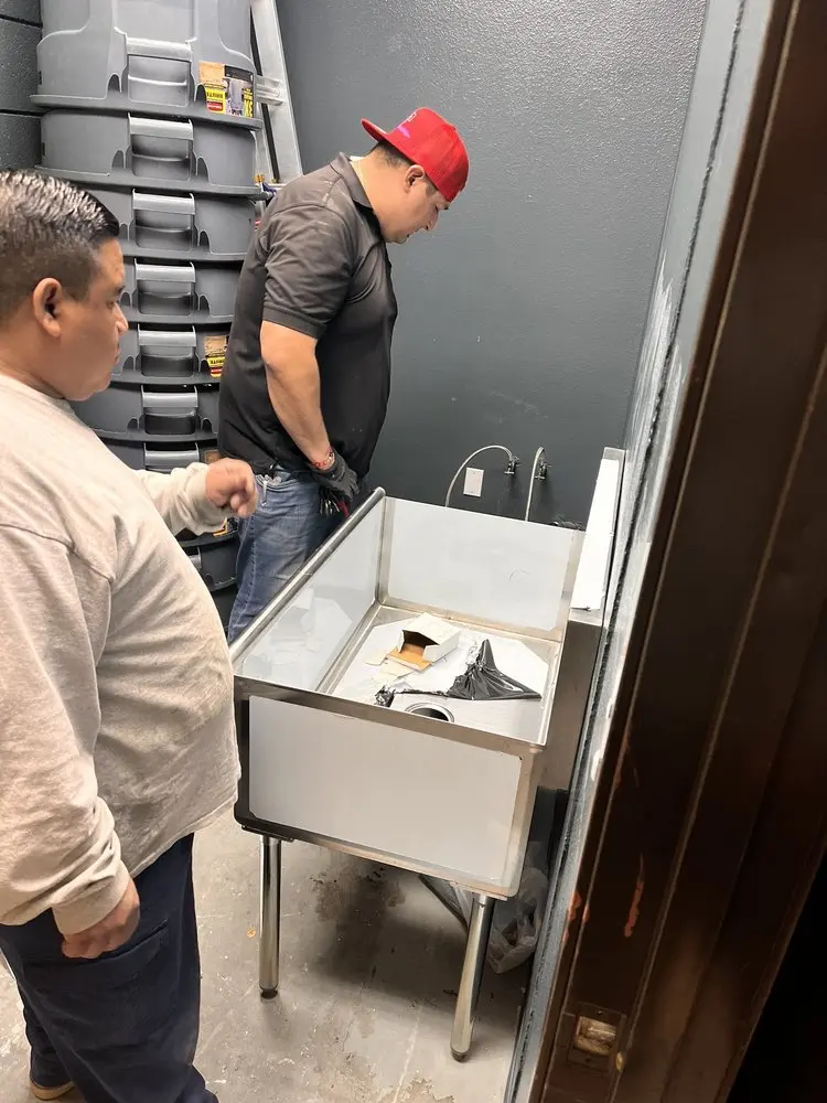 Commercial plumbing and sink installation in Berkley