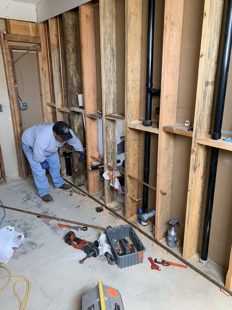 Commercial rough-in plumbing for Water Heater Replacement in Berkley